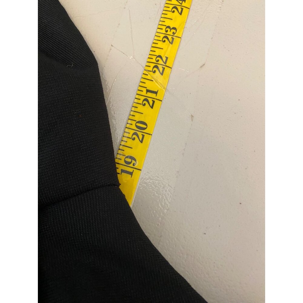 Vintage Cache Coat Dress Black Skort Pants Gold Studded Lapel Button Detail - Picture 9 of 12